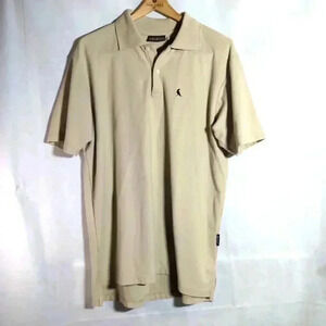 Jose Cuervo Tan Polo Shirt Crow logo sz XL